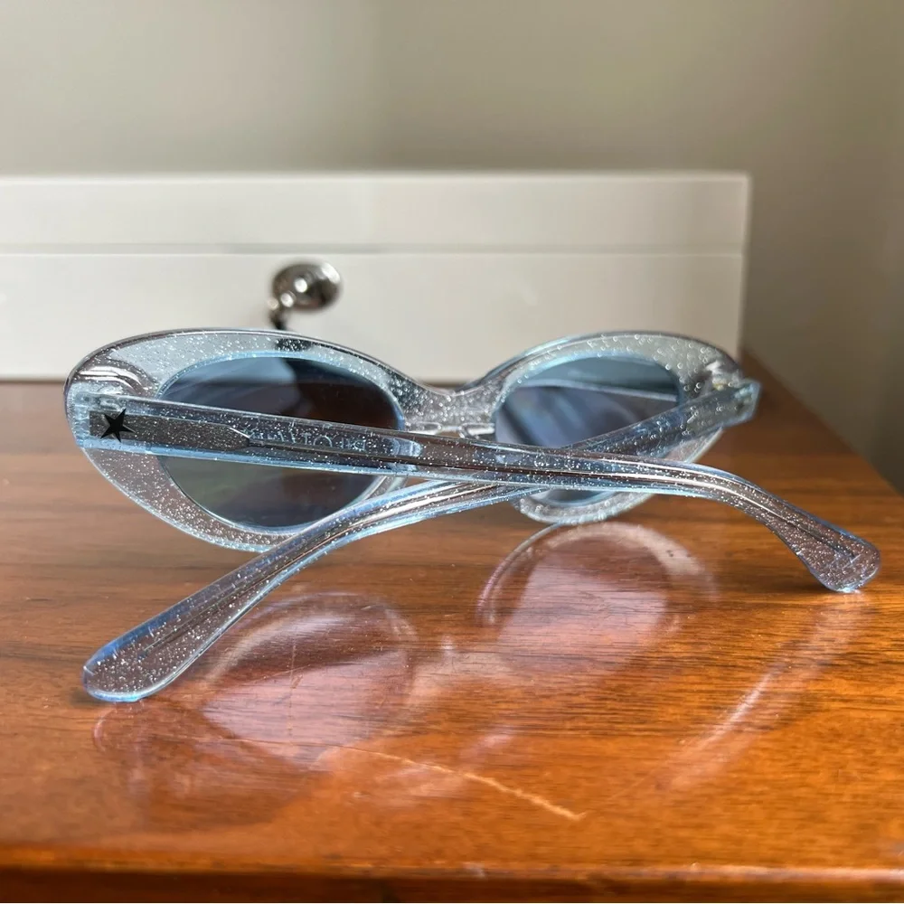 Mars Sunglasses in sparkly blue